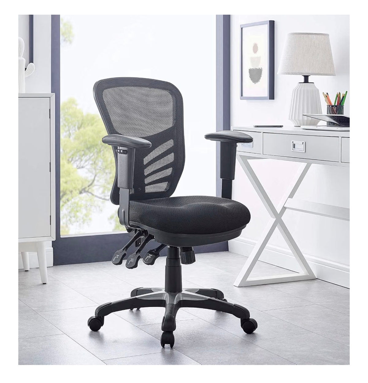 Modway Articulate Ergonomic Mesh Office Chair (Needs to be Assembled) (Black) (New in Box)