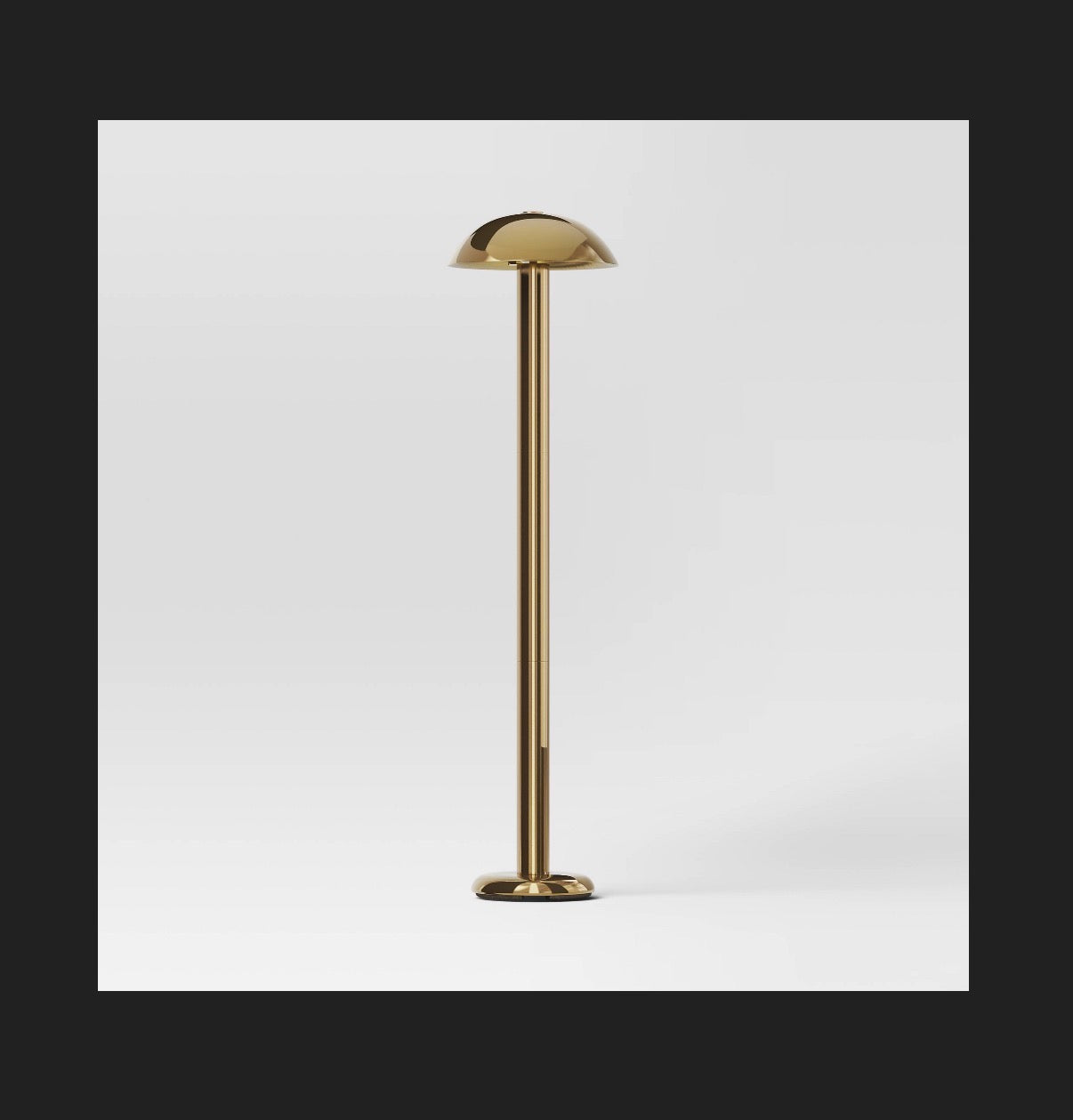 Mild Steel Floor Lamp (Brass) (New in Box)
