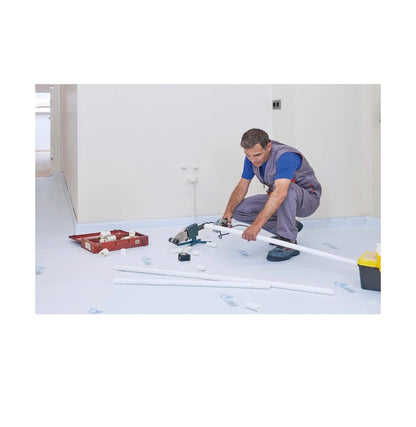 Temporary Floor Protection 36 Inch X 100 Ft. Anti-Slip, Easily Applied Save Your Time - 100 Percent Paint Proof Reusable Material Coverage of 300 Sq Ft. (New in Box)