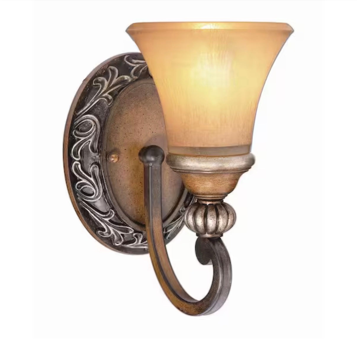 Hampton Bay 1 Light Caffee Patina Sconce