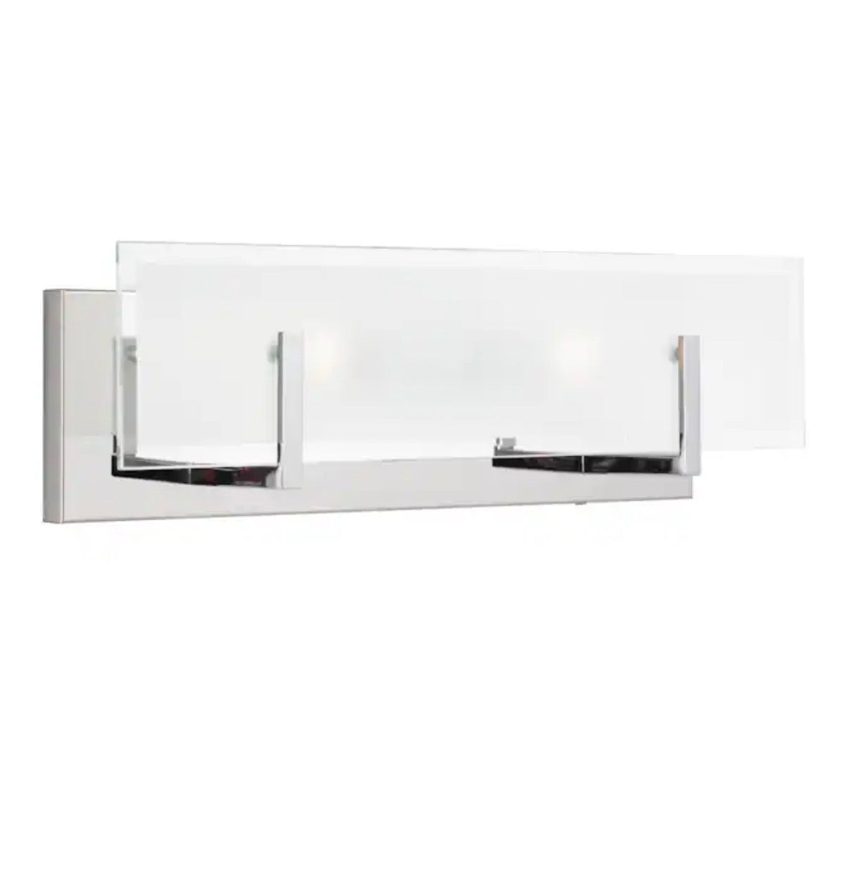 Generation style 18 inch  2 light polished crome modern/contemporary bathroom vanity light bar