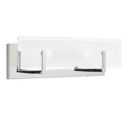 Generation style 18 inch  2 light polished crome modern/contemporary bathroom vanity light bar