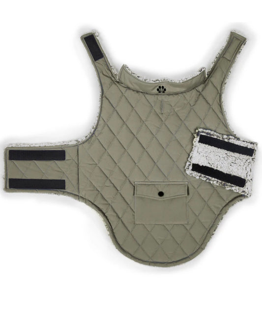 Free Country Green Vine Dog Pet Jacket L (New)