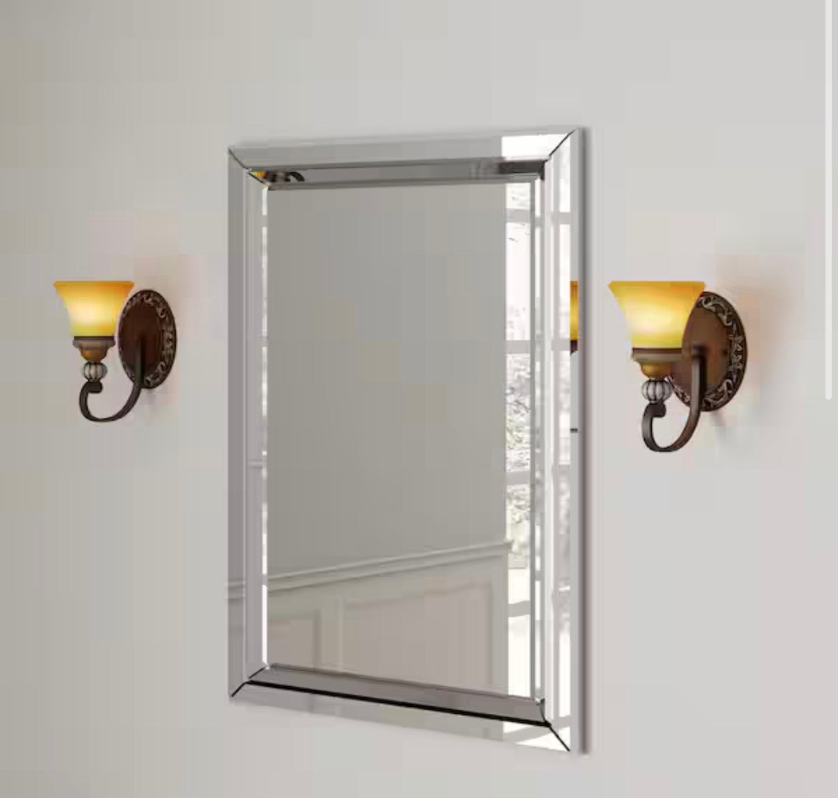 Hampton Bay 1 Light Caffee Patina Sconce