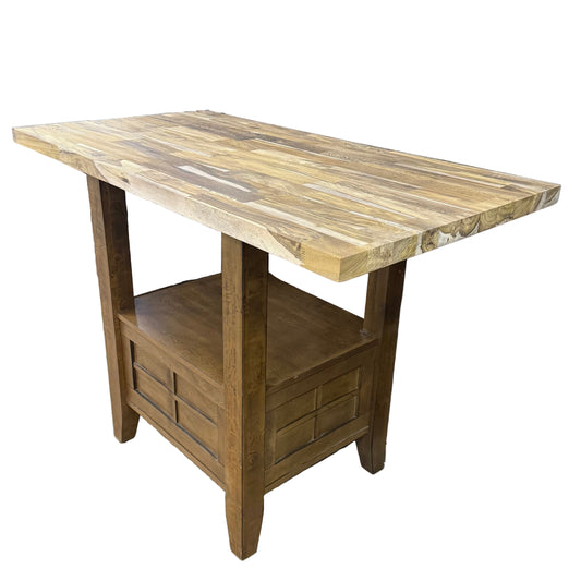 Custom Made Butcher Block Pub Table
