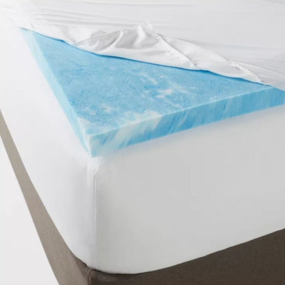 King 2" Cool Touch Memory Foam Mattress Topper