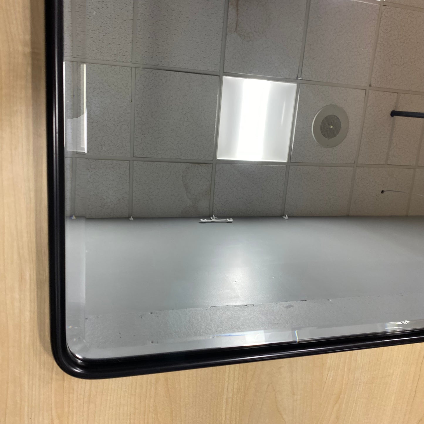 Pottery Barn Vintage Rounded Rectangular Mirror 23" W x 35" H Color: Aged Bronze