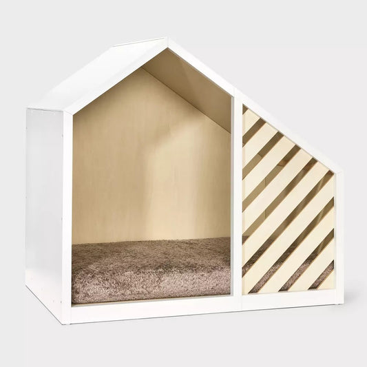 (New) Wooden Dog House - Boots & Barkley™ Cream L/XL