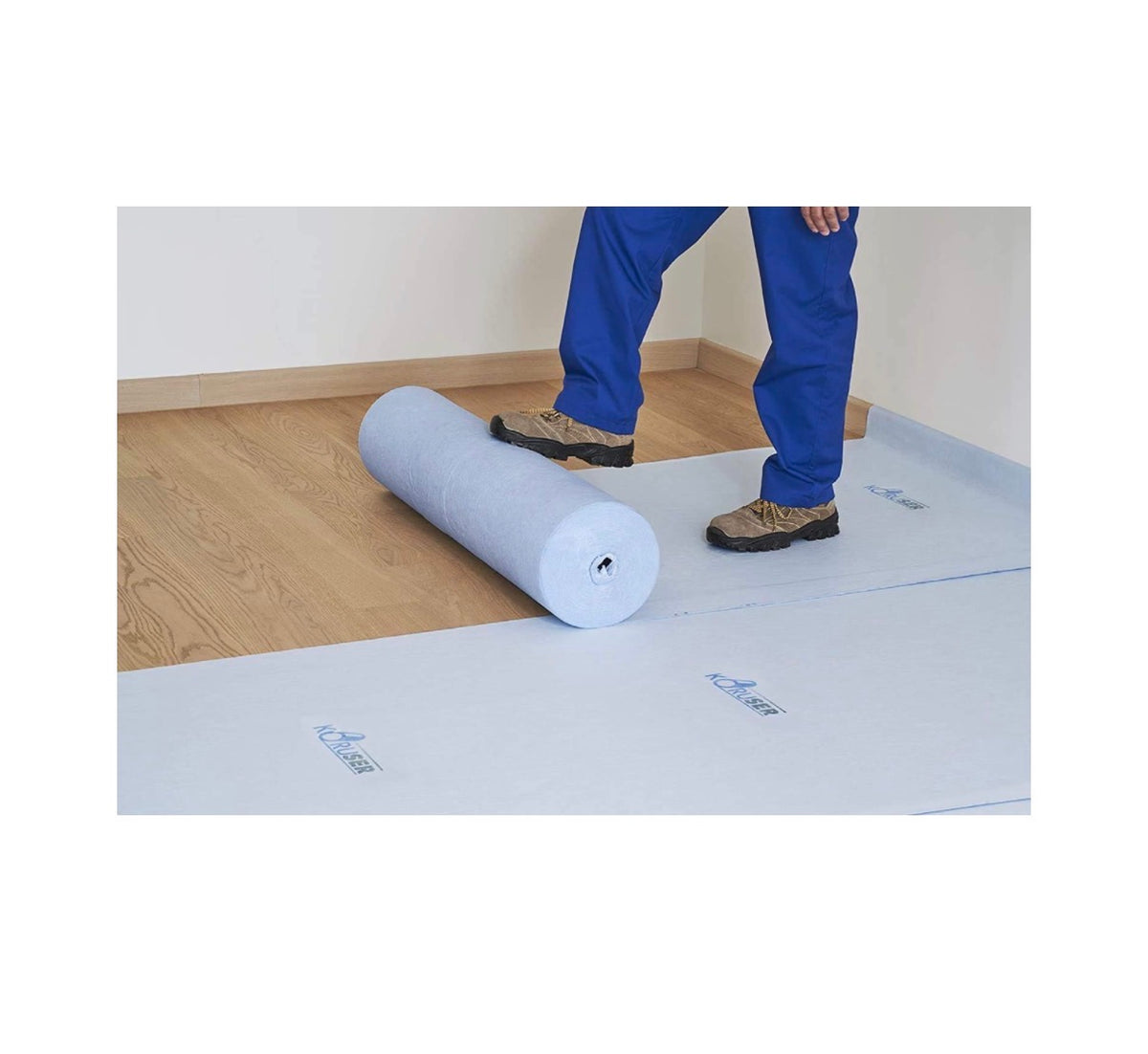 Temporary Floor Protection 36 Inch X 100 Ft. Anti-Slip, Easily Applied Save Your Time - 100 Percent Paint Proof Reusable Material Coverage of 300 Sq Ft. (New in Box)
