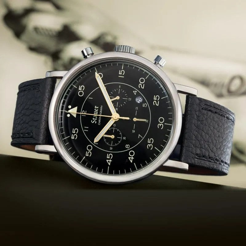New Stauer 1939 Aviator Chronograph