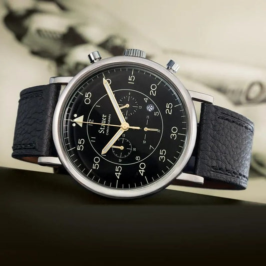 New Stauer 1939 Aviator Chronograph