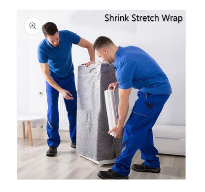 18 Inch X 1500 Ft. Shrink Wrap 80 Gauge Thick Furniture Moving Wrap 4 Pack (New in Box)
