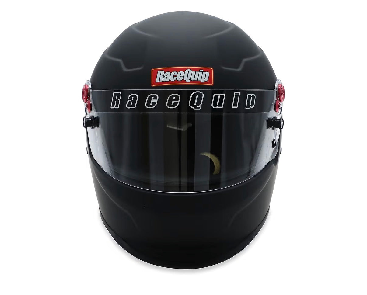 RaceQuip Full Face Helmet PRO20 (Flat Black X-Large)