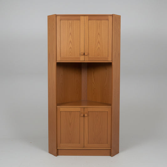 Vintage Mid-Century Modern Teak Corner Cabinet