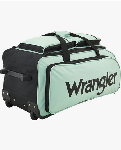 Wrangler Wesley Rolling Duffel Bag, Large 30 Inch (Seafoam) (New in Package)