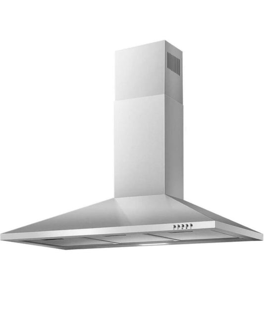 SNDOAS 36 Inch Wall Mount Range Hood Ducted/Ductless Convertible Downdraft System (Stainless Steel)