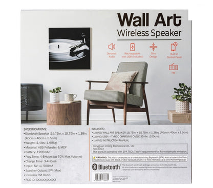 Bluetooth Wall Art Speaker