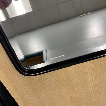 Pottery Barn Vintage Rounded Rectangular Mirror 23" W x 35" H Color: Aged Bronze