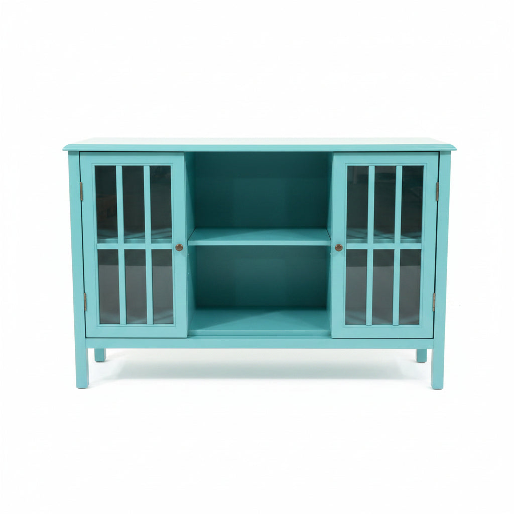 Threshold Windham 2-Door Cabinet with Center Shelves