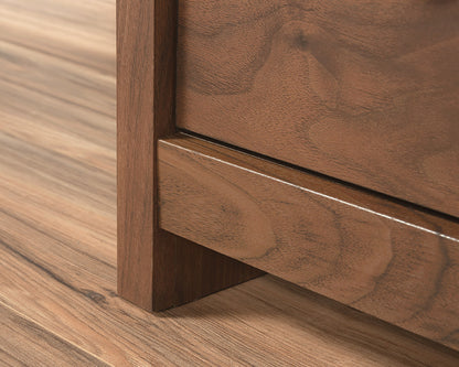 4-Drawer Dresser Chest in Grand Walnut