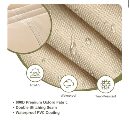Outdoor Patio Furniture Set Cover (round)