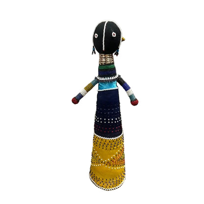 South African Ndebele Ceremonial Doll 18"