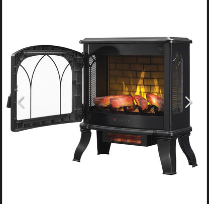 Duraflame Electric infrared Fireplace Stove Heater with 3D Flame Effect
