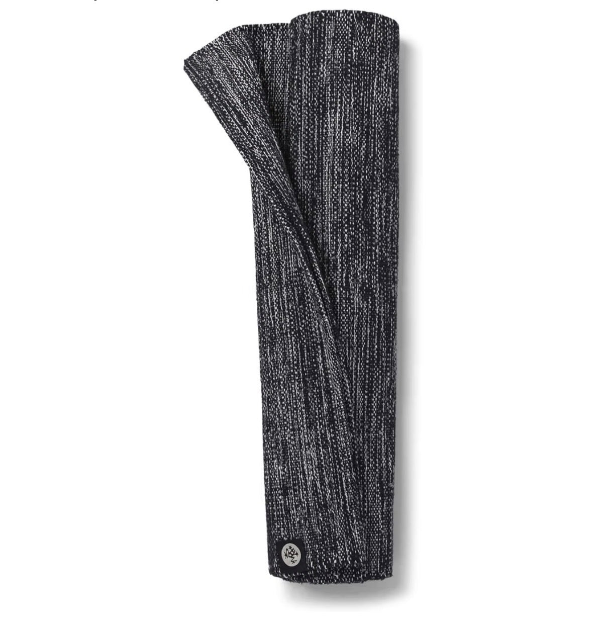 Manduka Shala Yoga Rug 71 Inch X 26 Inch Outdoor Yoga & Meditation Foldable & Machine Washable Natural Cotton Handmade (Black) (New)
