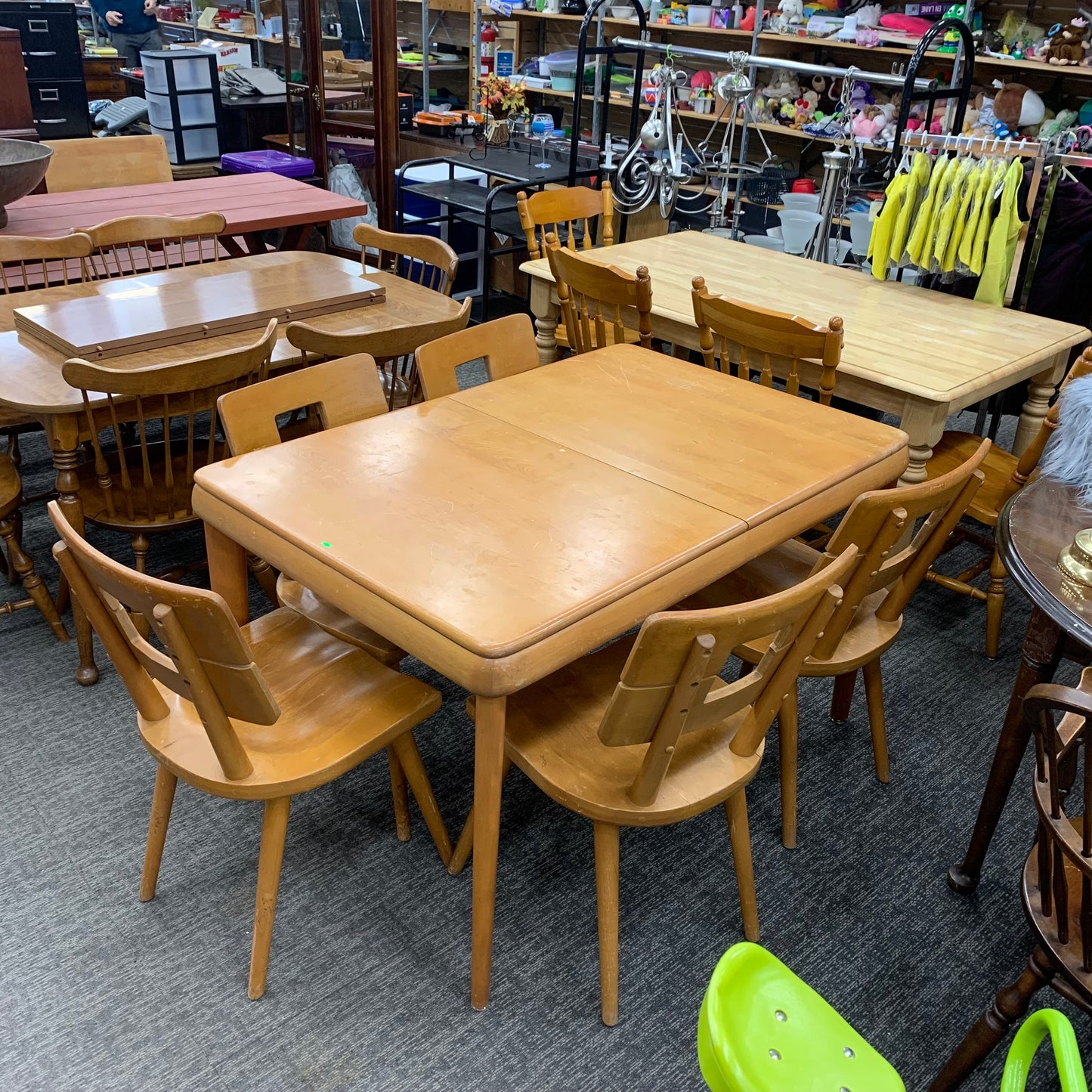 Temple & Stuart Mid-Century Dining Table and 5 Chairs