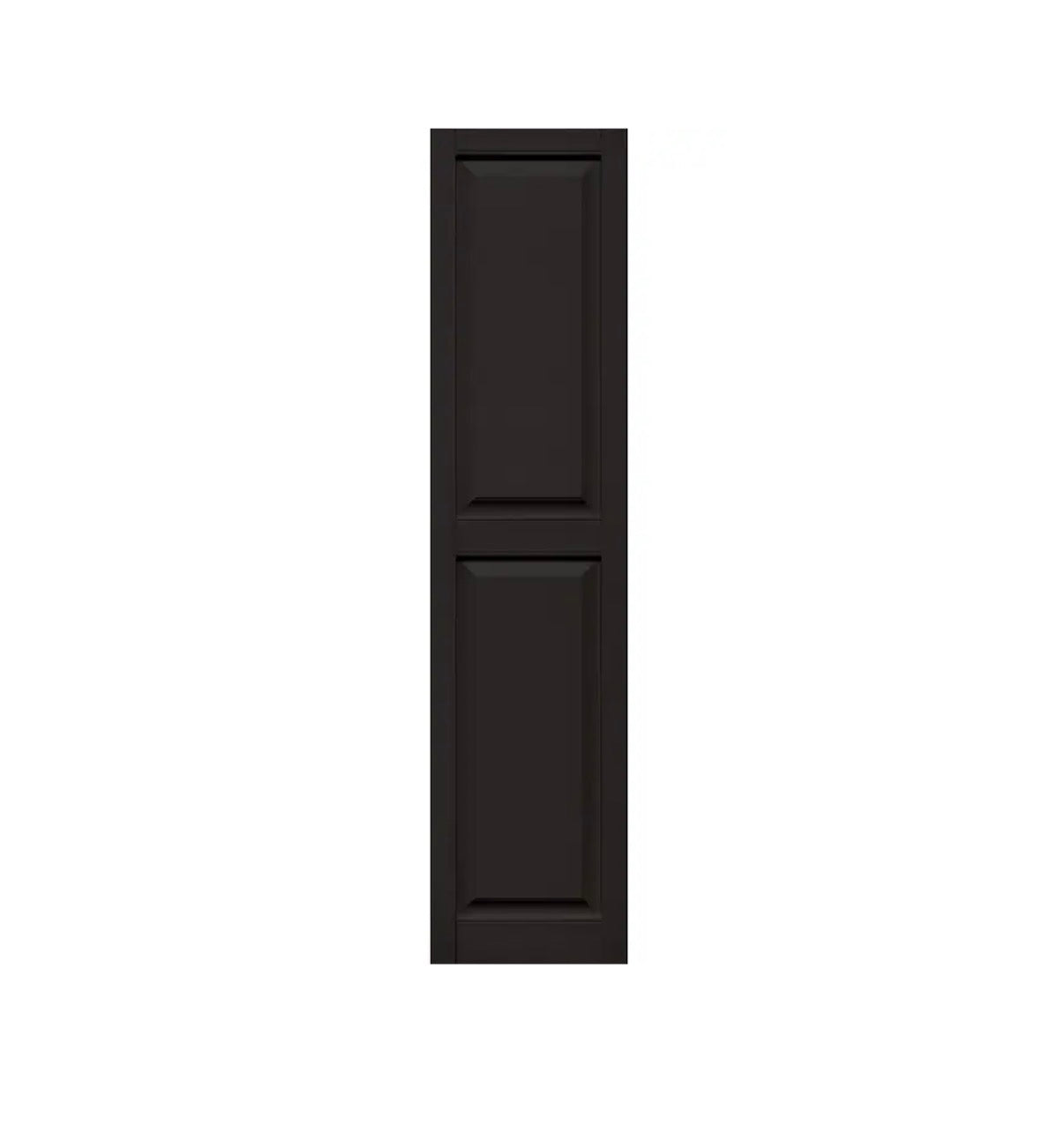 14.5 Inch (Width) X 62.875 Inch (Height) Black Raised Panel Exterior Shutters (New in Box)