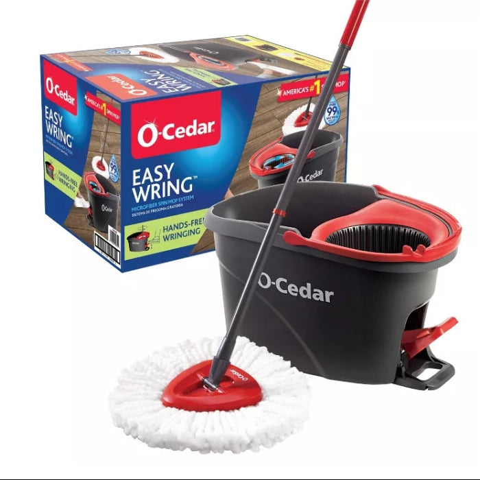(New) O-Cedar EasyWring Spin Mop and Bucket System