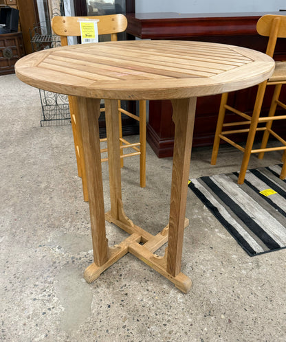 Kingsley Bate Teak Bar Round Table