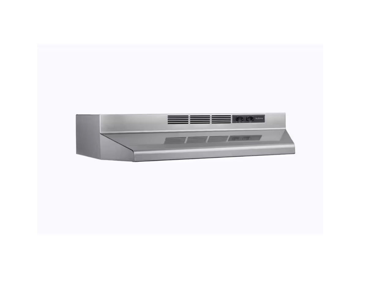 RL6200 Series 30 Inch Ductless Under Cabinet Range Hood (Stainless Steel Finish) (New in Box)