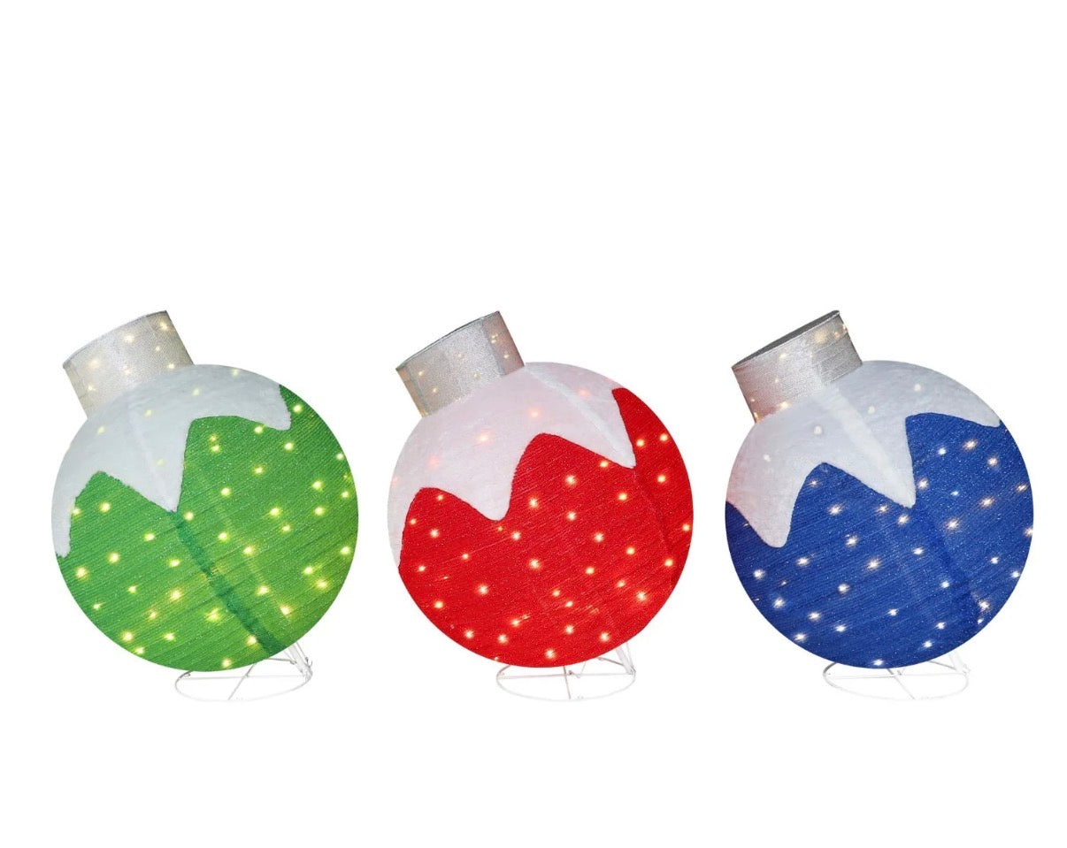 Veikous Outdoor Christmas Ornaments