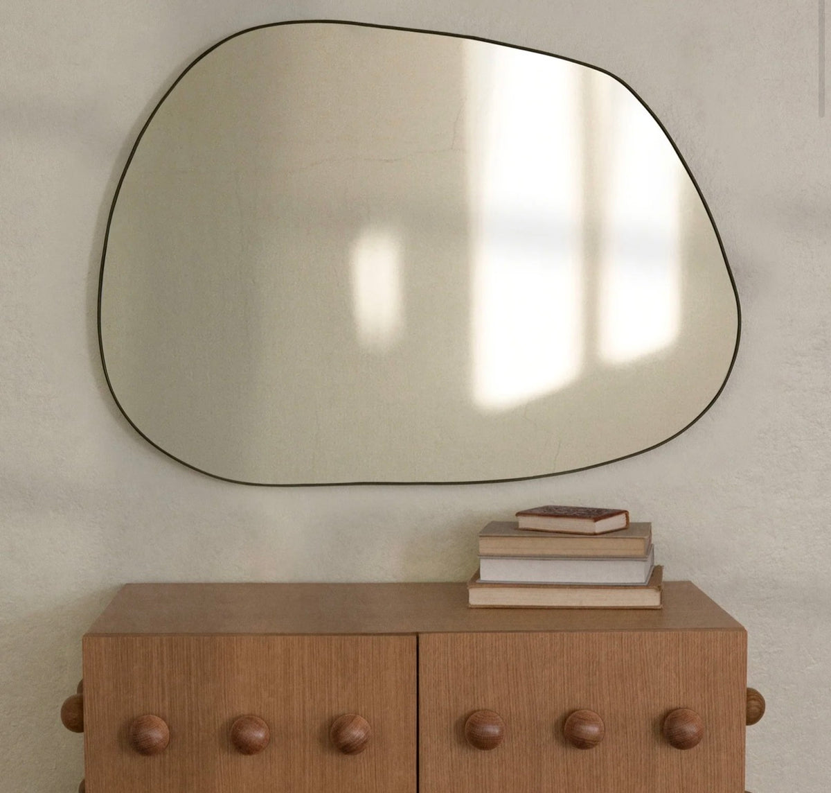ETHINK Living Aorganik Mirror 21.6 Inch X 29.5 Inch (Black Frame) (New in Box)