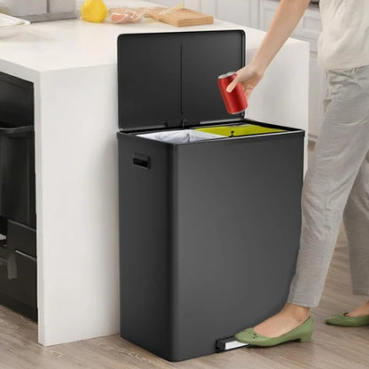 Garvee Step Dual Trash Can