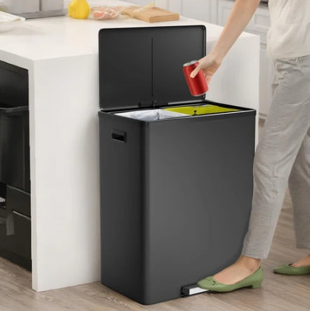 Garvee Step Dual Trash Can