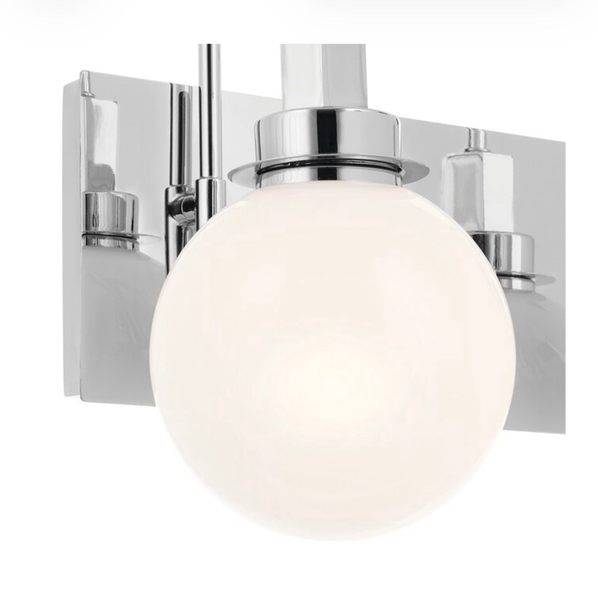 Kichler 14.5 inch (2) light chrome modern contemporary vanity light-New in box