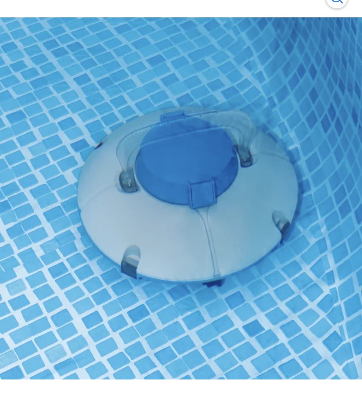 Summer Waves Robotic Pool Cleaner Pool Accessory, Cordless & Rechargeable (New in Box)