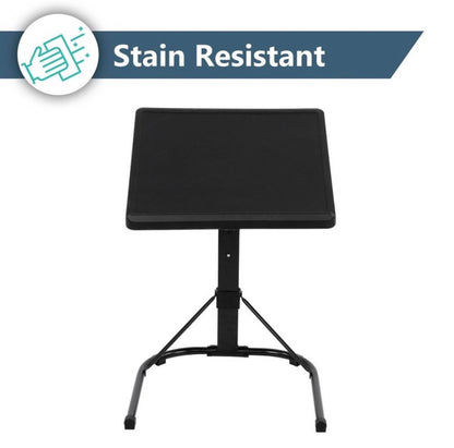 Peakform Adjustable Height Folding Table/Tray (Black (New)