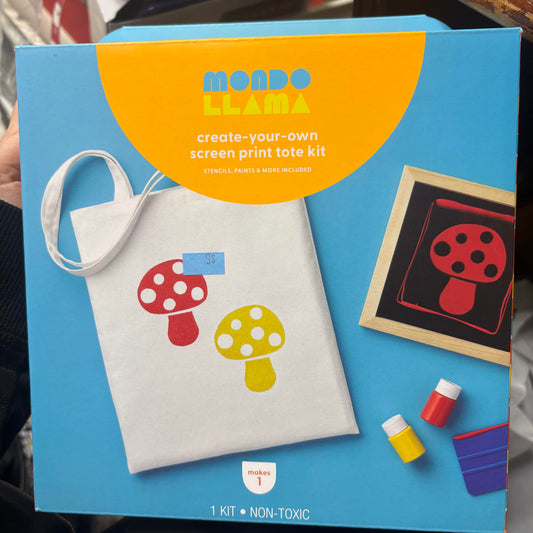 Mondo Llama Create-Your-Own Screen Print Tote