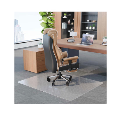 Office Chair Mat for Carpet, 30 Inch X 48 Inch Clear Desk Chair Mat for Low Pile Carpeted Floors - Easy Glide Plastic Floor Mat for office Chair on Carpet (New in Box)