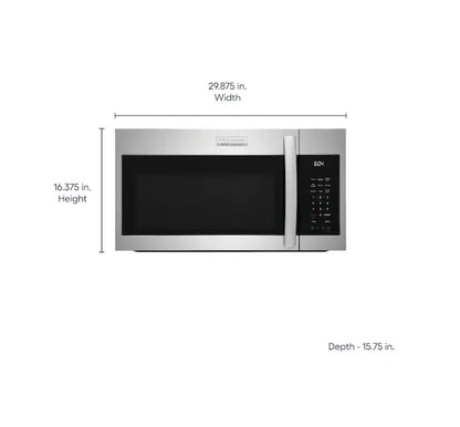 Frigidaire Gallery 1.9 cu. ft over the range microwave with sensor cooking
