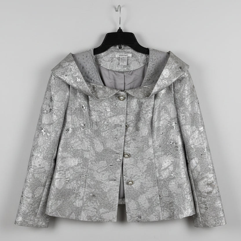 Masseys Metallic Jacquard Jacket