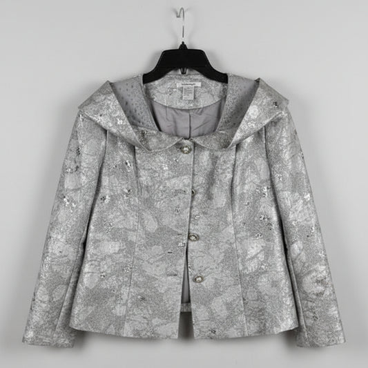 Masseys Metallic Jacquard Jacket