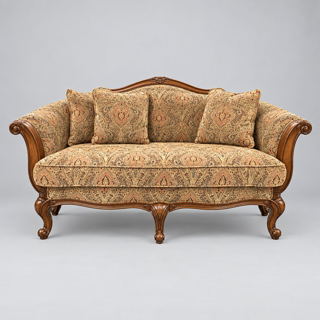 Traditional Ornate settee