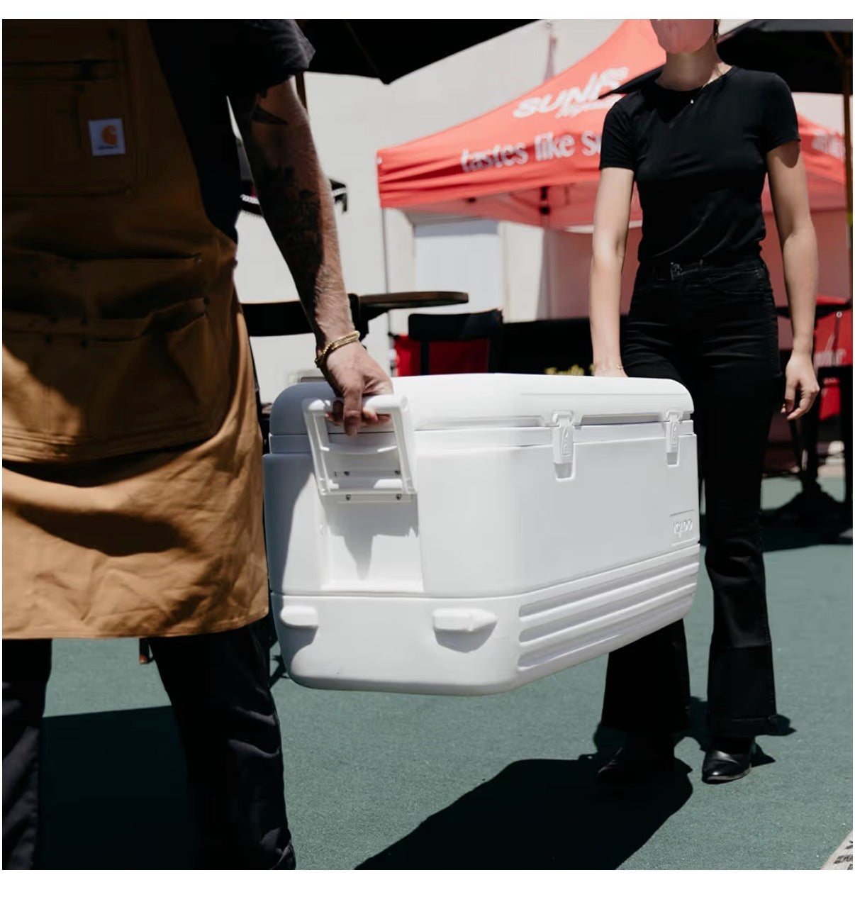 Igloo Hard Cooler Polar & Party Bar Series Insulated Ice Chests (White) (New in Box)