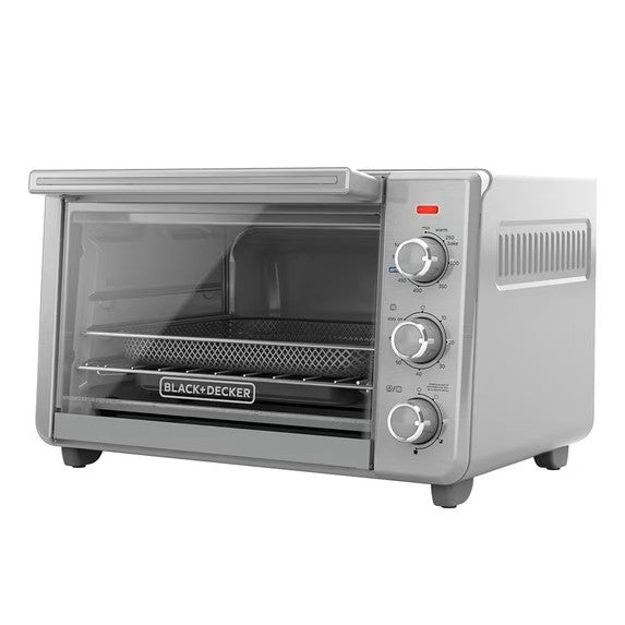 (New) BLACK+DECKER 6-Slice Crisp 'N Bake Air Fry Toaster Oven, .78 Cubic Feet Interior