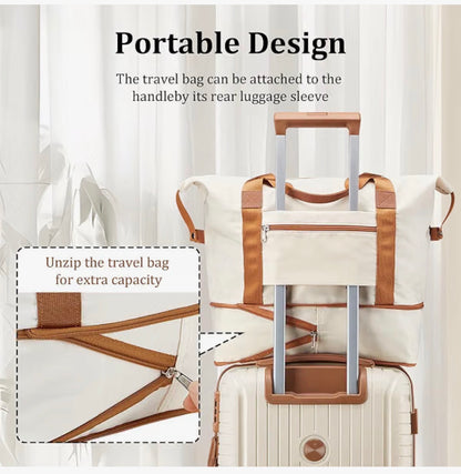 Joyway Luggage Sets 10 Piece PP Hardshell Carry on Suitcase, Travel Lightweight Carry-on with Double Spinner Wheels and TSA Lock (Beige Brown) (New in Box)