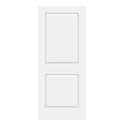34" x 80" Hollow Core Wood 2 Panel Interior Molded Door, Composite